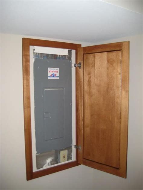 electric fuse box cupboard|8 Ideas for Covering an Electrical Panel .